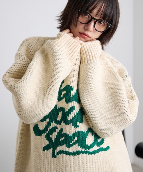 PBLIM(ページボーイリム)の「《UNISEX》ハンドライクニット(ニット/セーター・レディース・オフホワイト/レッド/ネイビー・FREE)」の21枚目の写真