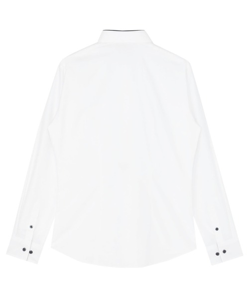 TOKYO SHIRTS（トウキョウシャツ）の「形態安定ノンアイロン ワイド 長袖ビジネスワイシャツ（ビジネスシャツ・レディース・ホワイト・S/M/L/LL/XL）」の2枚目の写真