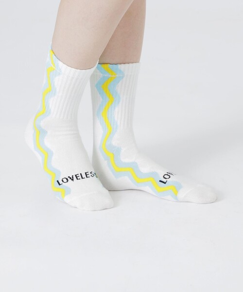 Tabio（タビオ）の「25AW EXCLUSIVE!!【Tabio/タビオ】ストライプソックス レディース（ソックス/靴下・レディース・ホワイト/ブラック・FREE）」の21枚目の写真