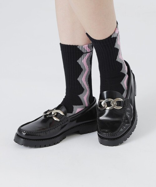 Tabio（タビオ）の「25AW EXCLUSIVE!!【Tabio/タビオ】ストライプソックス レディース（ソックス/靴下・レディース・ホワイト/ブラック・FREE）」の17枚目の写真