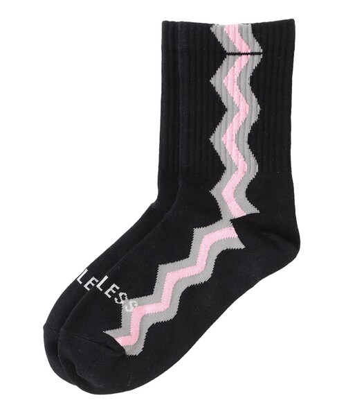 Tabio（タビオ）の「25AW EXCLUSIVE!!【Tabio/タビオ】ストライプソックス レディース（ソックス/靴下・レディース・ホワイト/ブラック・FREE）」の16枚目の写真