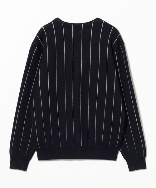 BEAMS PLUS（ビームスプラス）の「バンカー ストライプ カーディガン（カーディガン/ボレロ・メンズ・グレー/ネイビー・XL/L/M/S）」の11枚目の写真