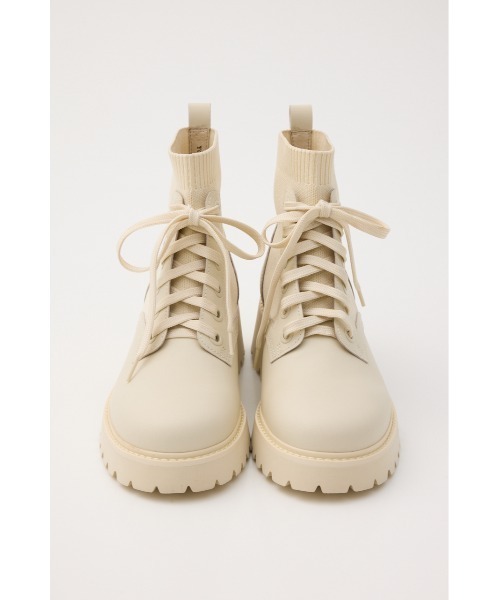 リードニットコンビレースアップブーツ（ブーツ）｜STACCATO