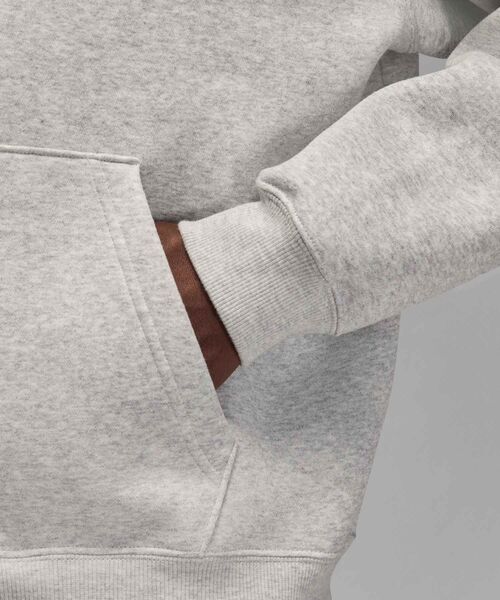 JORDAN BRAND（ジョーダンブランド）の「《セットアップ対応商品》ジョーダン ブルックリン フリース メンズ オーバーサイズド プルオーバー パーカー / Jordan Brooklyn Fleece Men's Oversized Pullover Hoodie IB7235-050 Grey Heather（パーカー・メンズ・霜降りグレー・M/2XL/L/S/XL）」の13枚目の写真