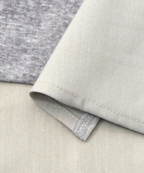 ScoLar（スカラー）の「ScoLar(スカラー) 蝶々の異素材切替カーディガン（カーディガン/ボレロ・レディース・グレー/チャコールグレー・MEDIUM）」の11枚目の写真