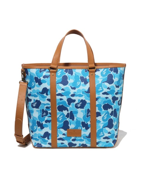 A BATHING APE（アベイシングエイプ）の「ABC CAMO PU OSTRICH TOTE 