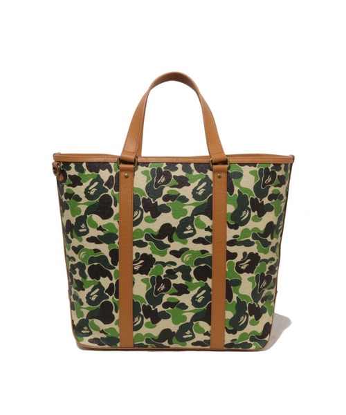 ABC CAMO PU OSTRICH TOTE BAG（トートバッグ）｜A BATHING APE（ア