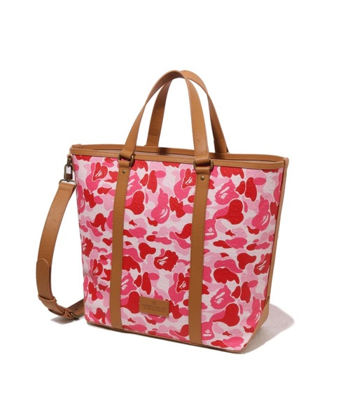 A BATHING APE（アベイシングエイプ）の「ABC CAMO PU OSTRICH TOTE