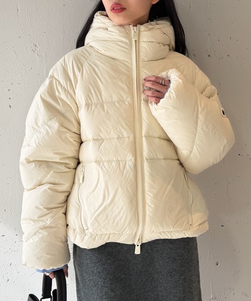 デデポッポー　ダウン　ブルゾン セール】【Bacon】W OWL ジップアップフーデッドブルゾン BACPIGIU570