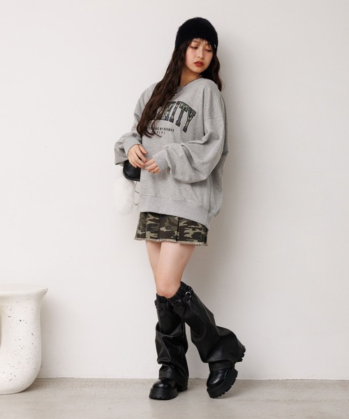 フェイクレザーレッグカバー（レッグウォーマー）｜repipi armario