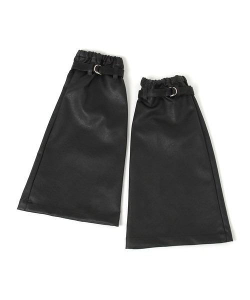 フェイクレザーレッグカバー（レッグウォーマー）｜repipi armario