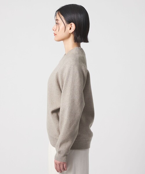 A DAY IN THE LIFE UNITED ARROWS(アデイインザライフユナイテッドアローズ)の「スウェットライク ラグランニット <A DAY IN THE LIFE>(ニット/セーター・レディース・ナチュラル/ライトグレー/オリーブ/オレンジ・FREE)」の9枚目の写真