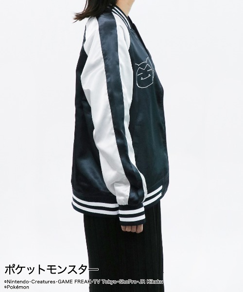 ポケットモンスター(ポケットモンスター)の「TVアニメ「ポケットモンスター」ポケモン カビゴン スカジャン(スカジャン・メンズ・ネイビー・L/M/LL)」の3枚目の写真