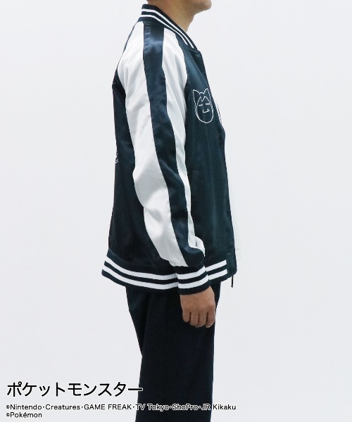 ポケットモンスター(ポケットモンスター)の「TVアニメ「ポケットモンスター」ポケモン カビゴン スカジャン(スカジャン・メンズ・ネイビー・L/M/LL)」の6枚目の写真