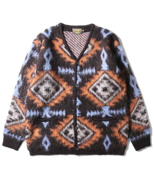 SALON BONCOURA 7周年リミテッド モヘアカーディガンブルー×グレー SALON BONCOURA 7周年祭り！│オレはボンクラ！