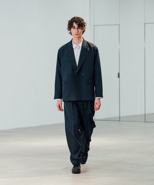 CITY TOKYO（シティトウキョウ）の「【CITY TOKYO/シティートーキョー】TWEED トラウザーズ（スラックス・メンズ・ネイビー・1/2/3）」の2枚目の写真