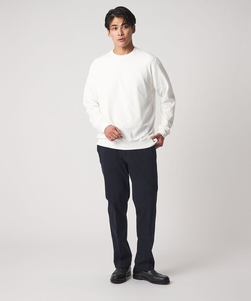 A DAY IN THE LIFE UNITED ARROWS(アデイインザライフユナイテッドアローズ)の「ウールライク ニット ノープリーツ スラックス-ウォッシャブル-<A DAY IN THE LIFE>(スラックス・メンズ・ブラック/ネイビー/ダークグレー・L/M/S/XL)」の4枚目の写真