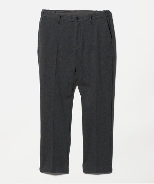 ウールライク ニット ノープリーツ スラックス-ウォッシャブル-＜A DAY