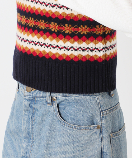 INSCRIRE アンスクリア　ニットベスト　ニット INSCRIRE（アンスクリア）の「＜INSCRIRE＞ミックスアランニット