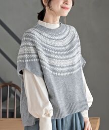 rps | プルオーバーワイドニットベスト(ベスト)