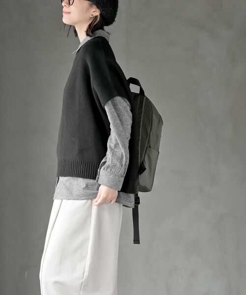 rps（アールピーエス）の「プルオーバーワイドニットベスト（ベスト・レディース・ベージュ/杢グレー/グレー/ブラック・フリー）」の22枚目の写真
