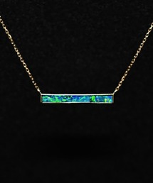 sowi（ソーイ）の「K10YG　オパール×オニキス　オーロラ シナジーコレクション　ネックレス(L)（ネックレス）」