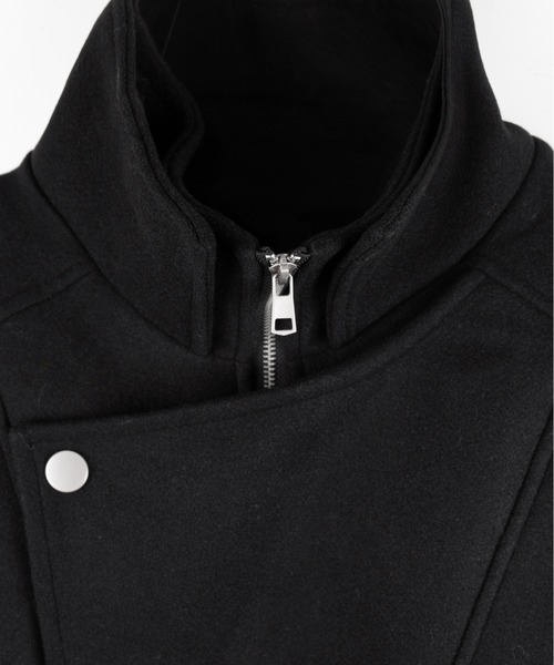 2color 】ウールライクベルテッドオーバーコート ／ wool like belted