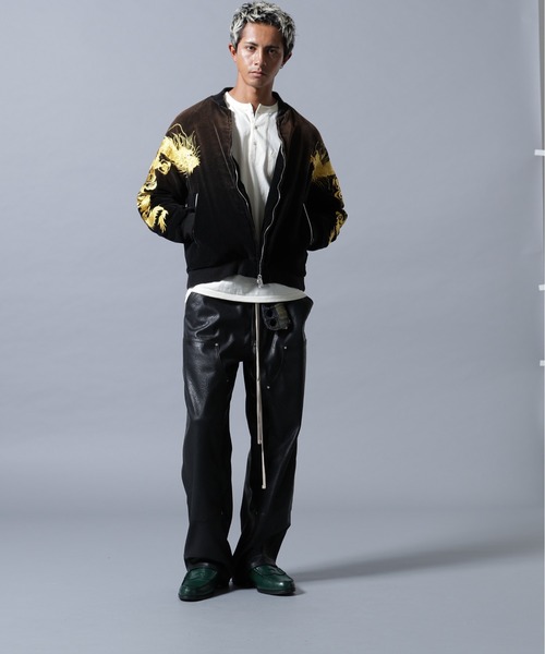 パンツ DankeSchon/PULEATHER WKNEE PAINTER PANTS DANKE SCHON（ダンケシェーン）の「DankeSchon/ダンケシェーン/PU