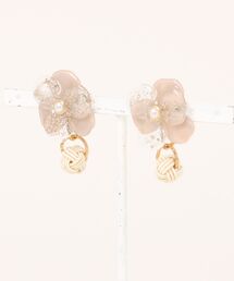【Shin】[シン]水引とお花のイヤリング(MA)