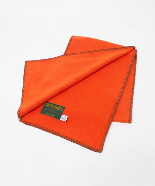 TWEED MILL（ツイードミル）の「【別注】＜TWEEDMILL＞GLR フリース マフラー（マフラー・メンズ・ライラック/オリーブ/ブラック/オレンジ・FREE）」の6枚目の写真