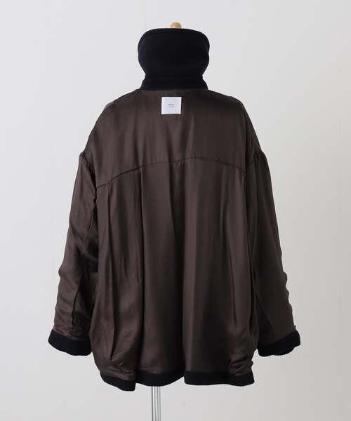 IENA LA BOUCLE(イエナラブークル)の「IENA LA BOUCLE パイルウールヘリンボンPコート(ピーコート・レディース・ネイビー・FREE)」の9枚目の写真