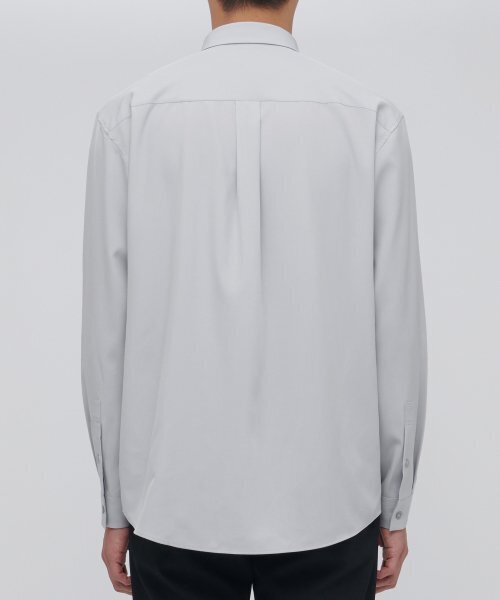 MUSINSA STANDARD（ムシンサスタンダード）の「リラックスフィットシルキーシャツ[ライトグレー]（シャツ/ブラウス・メンズ・その他・X-LARGE/XX-LARGE/SMALL/MEDIUM/LARGE）」の3枚目の写真