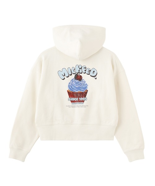 MILKFED.（ミルクフェド）の「CUPCAKE SHORT HOODIE（パーカー・レディース・オフホワイト/ライトブルー/ネイビー・S/M）」の19枚目の写真