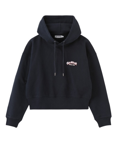 MILKFED.（ミルクフェド）の「CUPCAKE SHORT HOODIE（パーカー・レディース・オフホワイト/ライトブルー/ネイビー・S/M）」の22枚目の写真