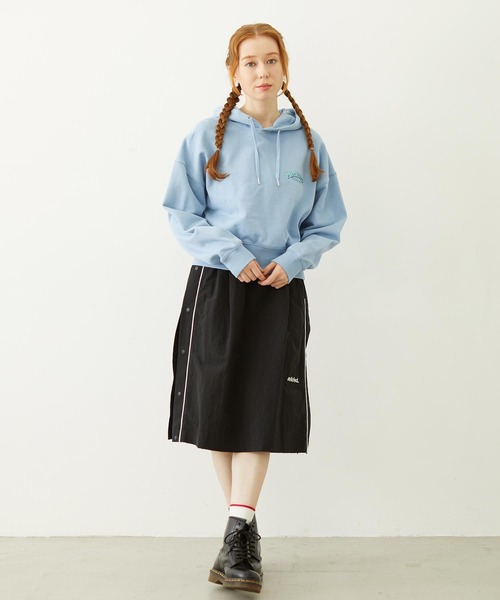 MILKFED.（ミルクフェド）の「CUPCAKE SHORT HOODIE（パーカー・レディース・オフホワイト/ライトブルー/ネイビー・S/M）」の14枚目の写真