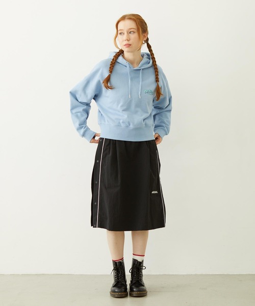 MILKFED.（ミルクフェド）の「CUPCAKE SHORT HOODIE（パーカー・レディース・オフホワイト/ライトブルー/ネイビー・S/M）」の16枚目の写真