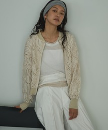 Doux archives | 【ZOZO限定】チュールレースブルゾン(ブルゾン)