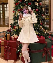 OLIVE des OLIVE | 【インフルエンサー企画】Keru マルチwayリボンミドルコート(ステンカラーコート)