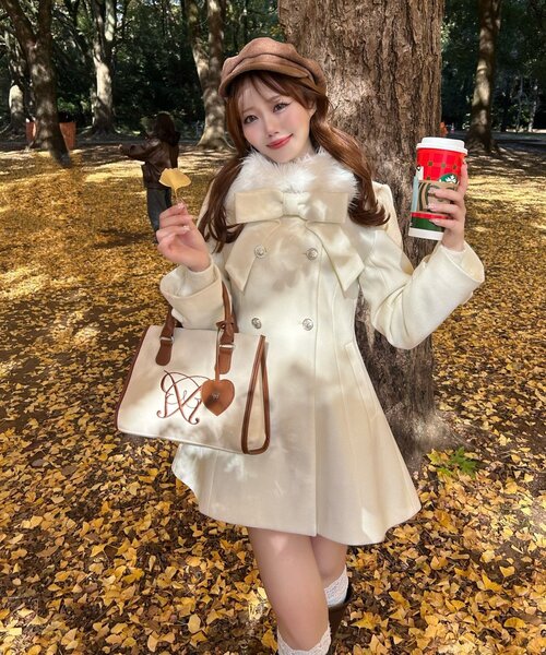 インフルエンサー企画】Keru マルチwayリボンミドルコート（ステン