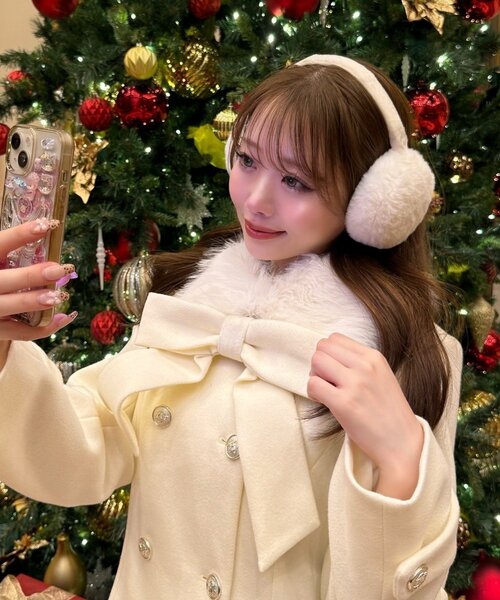 【OLIVE des OLIVE】 Keru マルチwayリボンミドルコート インフルエンサー企画】Keru マルチwayリボンミドルコート | OLIVE des