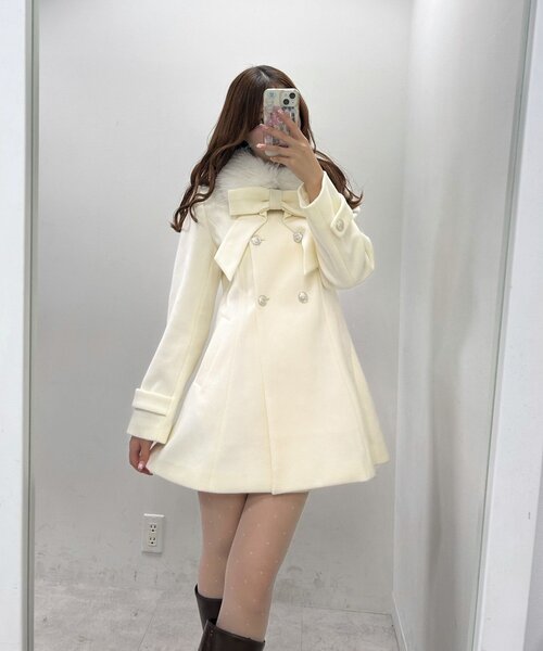 インフルエンサー企画】Keru マルチwayリボンミドルコート（ステン