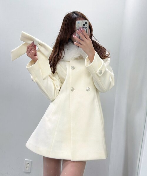 インフルエンサー企画】Keru マルチwayリボンミドルコート（ステン