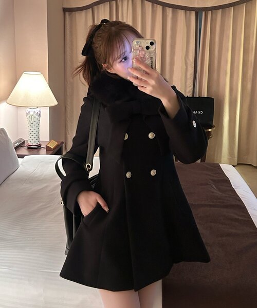 インフルエンサー企画】Keru マルチwayリボンミドルコート（ステン