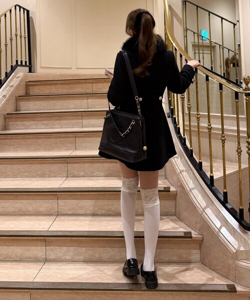 【OLIVE des OLIVE】 Keru マルチwayリボンミドルコート インフルエンサー企画】Keru マルチwayリボンミドルコート | OLIVE des