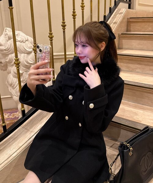 インフルエンサー企画】Keru マルチwayリボンミドルコート（ステン