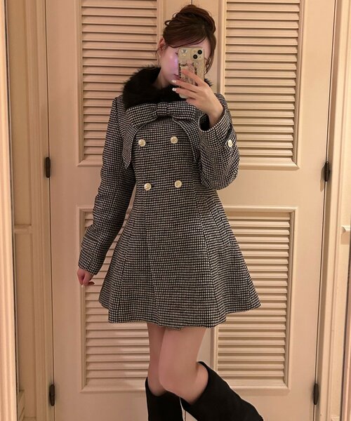 インフルエンサー企画】Keru マルチwayリボンミドルコート（ステン