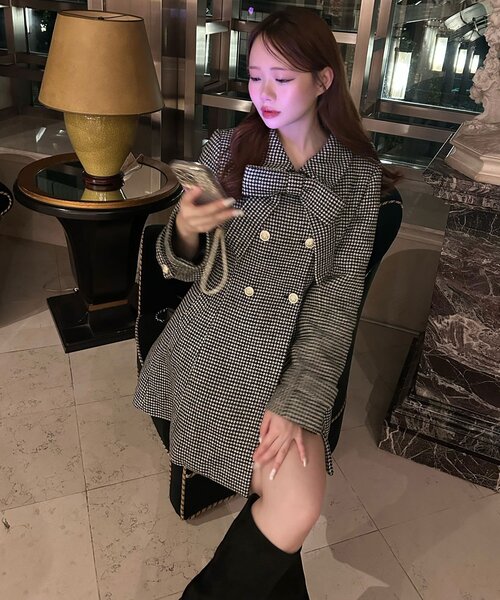 インフルエンサー企画】Keru マルチwayリボンミドルコート（ステン