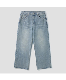 AGOD（エージーオーディー）の「Vintage Bio Catwash Wide Denim Pants [Sand Blue]（デニムパンツ）」