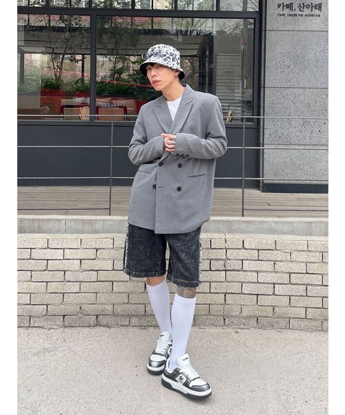 MUSINSA STANDARD（ムシンサスタンダード）の「レイヤードクルーネック長袖Tシャツ_ロング丈 [ホワイト]（Tシャツ/カットソー・メンズ・その他・SMALL/MEDIUM/LARGE/X-LARGE/X-SMALL）」の20枚目の写真