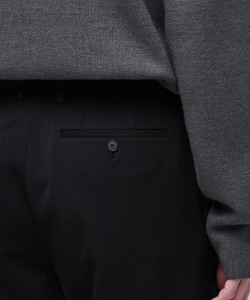 MUSINSA STANDARD（ムシンサスタンダード）の「ヘビーウェイトインナーナッピングリアルワイド隠しバンディングスラックス[ブラック]（スラックス・メンズ・その他・40/38/42/36/34/28/29/32/30/31/33/26/27）」の8枚目の写真
